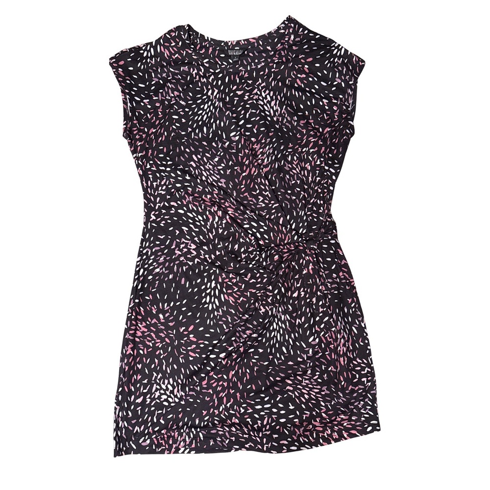 Nicole Miller DESIGN Dress L Polyester‎ Spandex Stretch Modern Versatile
